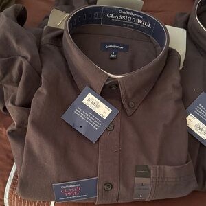 Croft & Barrow Men's Casual Button Down Shirt - Deep Blue